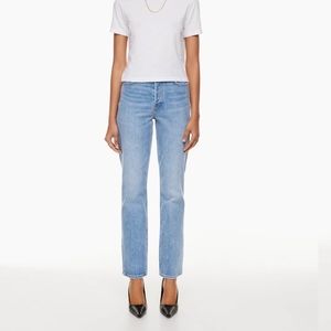 Aritzia Arlo High Rise Straight Jeans size 28